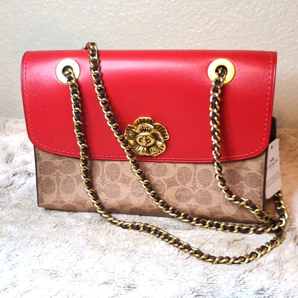 Coach Signature Parker Shoulder Bag